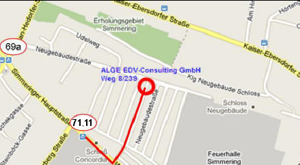 Wegbeschreibung